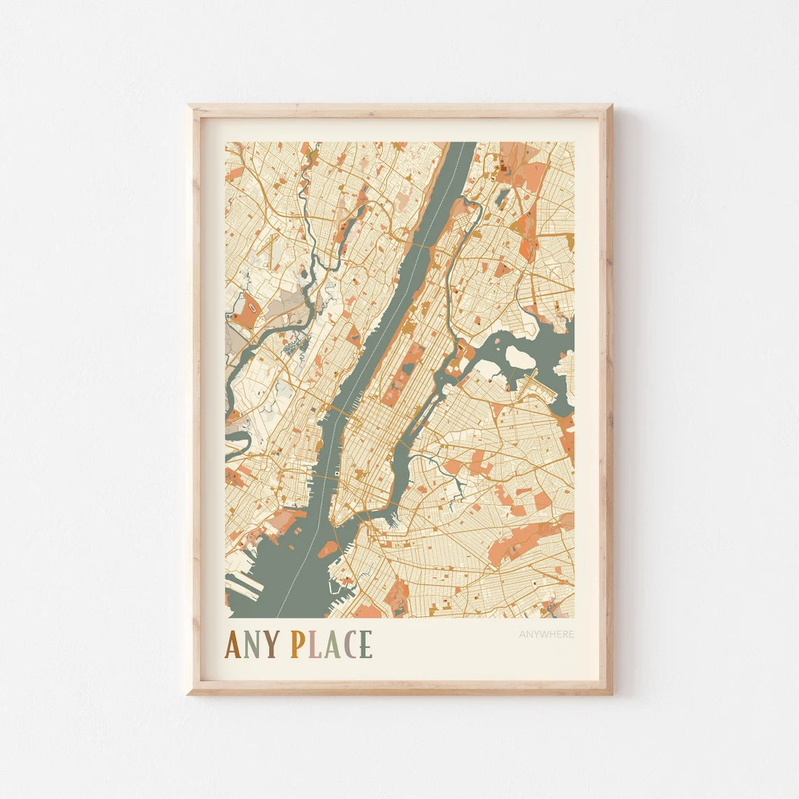 Custom City Map Poster