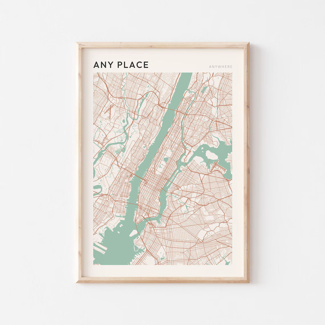 Custom City Map Poster