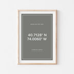Custom Coordinates Print