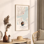 Custom Engagement Map Poster