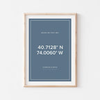 Custom Coordinates Print