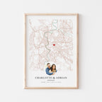 Custom Engagement Map Poster