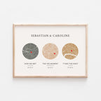 Custom Love Story Map Poster