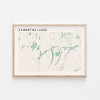 Custom Lake Map Art Print, Personalized Lake House Decor