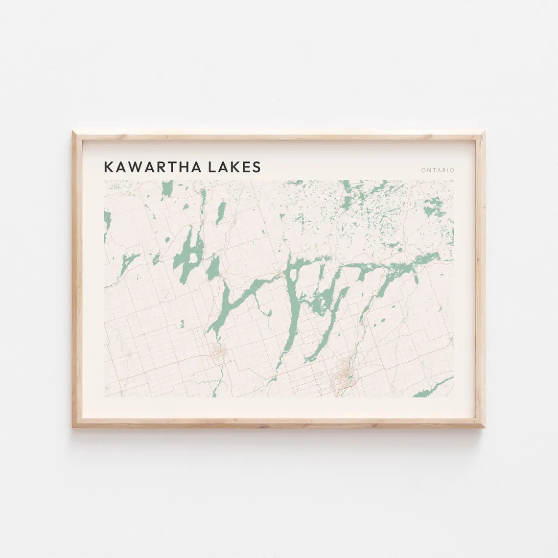 Custom Lake Map Art Print, Personalized Lake House Decor