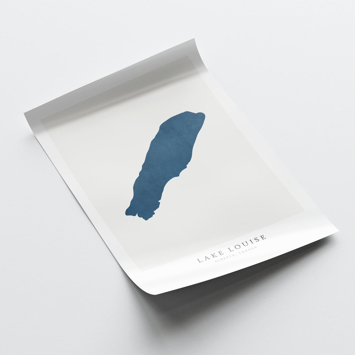 lake louise alberta map poster – minimalist lake wall art - image 6