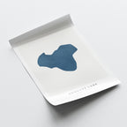 annette lake alberta map poster – minimalist lake wall art - image 6