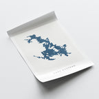 lake rosseau ontario map poster – minimalist lake wall art - image 6