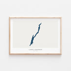 lake george new york map poster – minimalist lake wall art - image 2