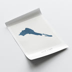 bow lake alberta map poster – minimalist lake wall art - image 6