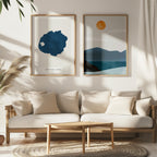 crater lake oregon map poster – minimalist lake wall art - image 7