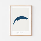 lake geneva france map poster – minimalist lake wall art - image 2