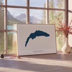 lake geneva france map poster – minimalist lake wall art - image 4