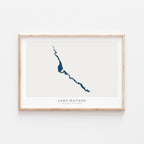 lake havasu arizona map poster – minimalist lake wall art - image 2