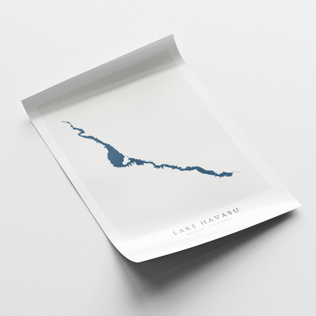 lake havasu arizona map poster – minimalist lake wall art - image 6