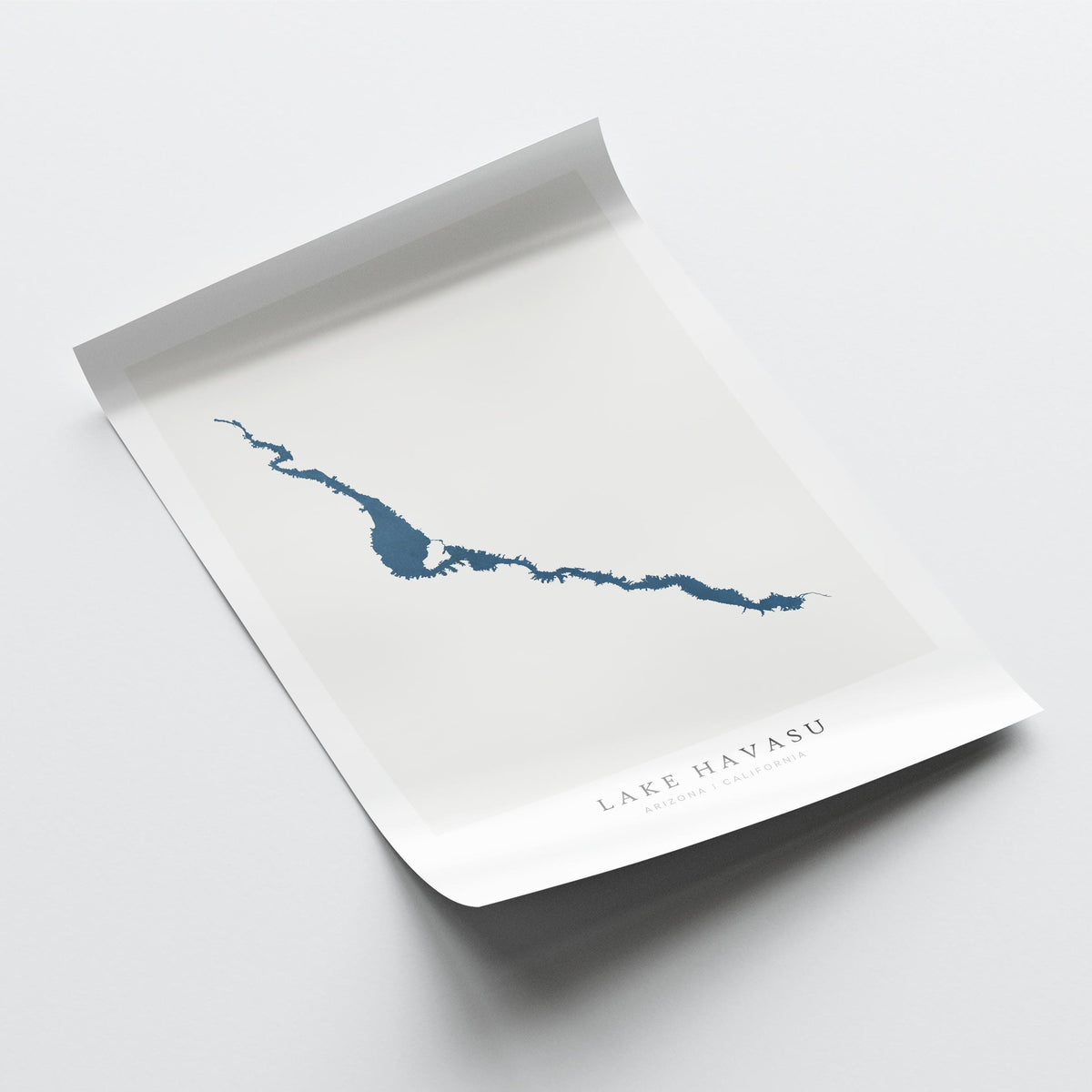lake havasu arizona map poster – minimalist lake wall art - image 6