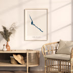 lake havasu arizona map poster – minimalist lake wall art - image 5