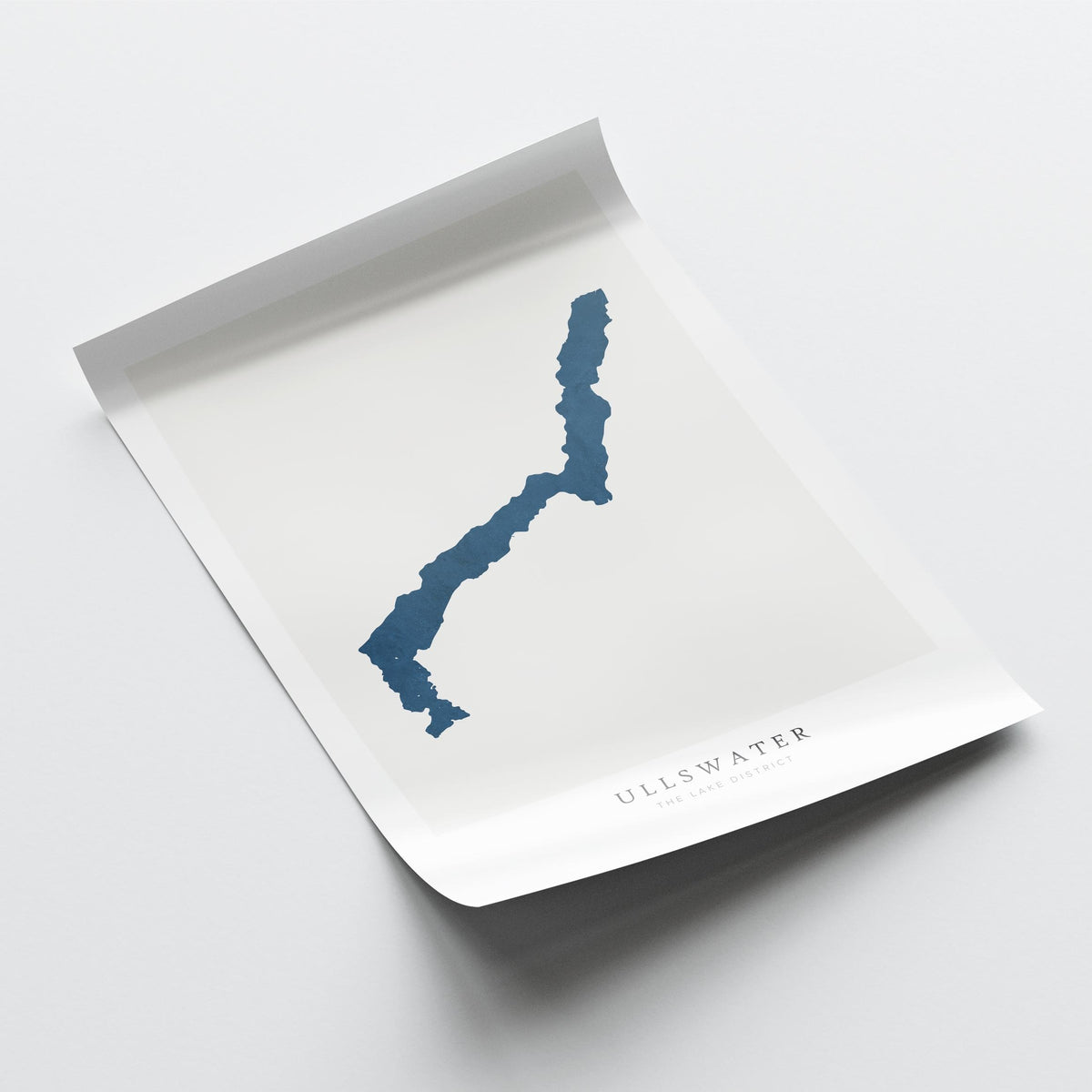 ullswater united kingdom map poster – minimalist lake wall art - image 6
