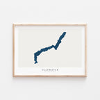 ullswater united kingdom map poster – minimalist lake wall art - image 2