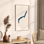 ullswater united kingdom map poster – minimalist lake wall art - image 3