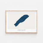 lake louise alberta map poster – minimalist lake wall art - image 2