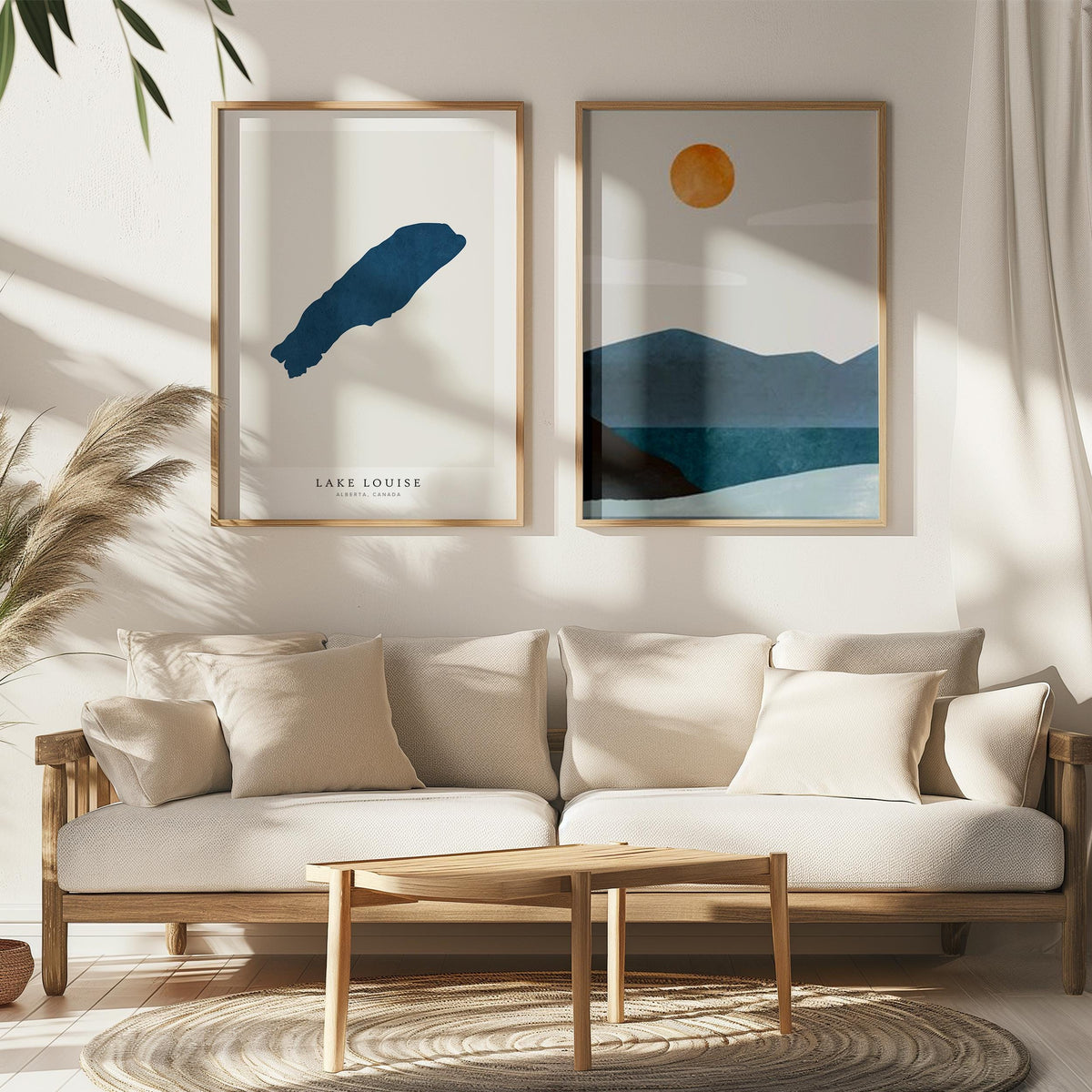 lake louise alberta map poster – minimalist lake wall art - image 7