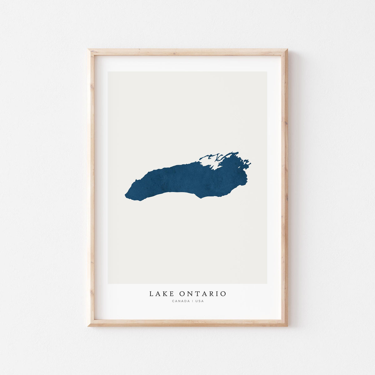 lake ontario ontario map poster – minimalist lake wall art - image 2