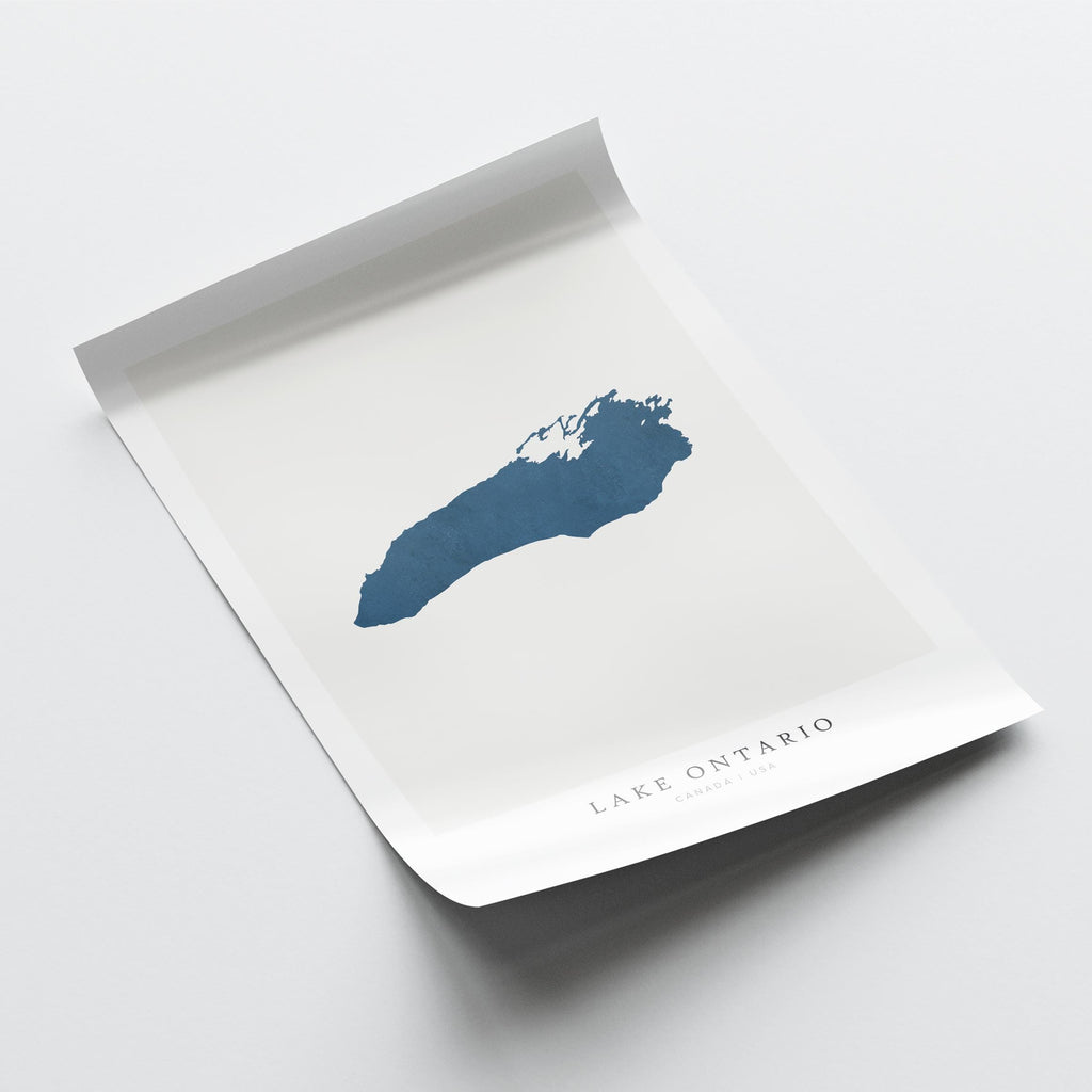 lake ontario ontario map poster – minimalist lake wall art - image 6