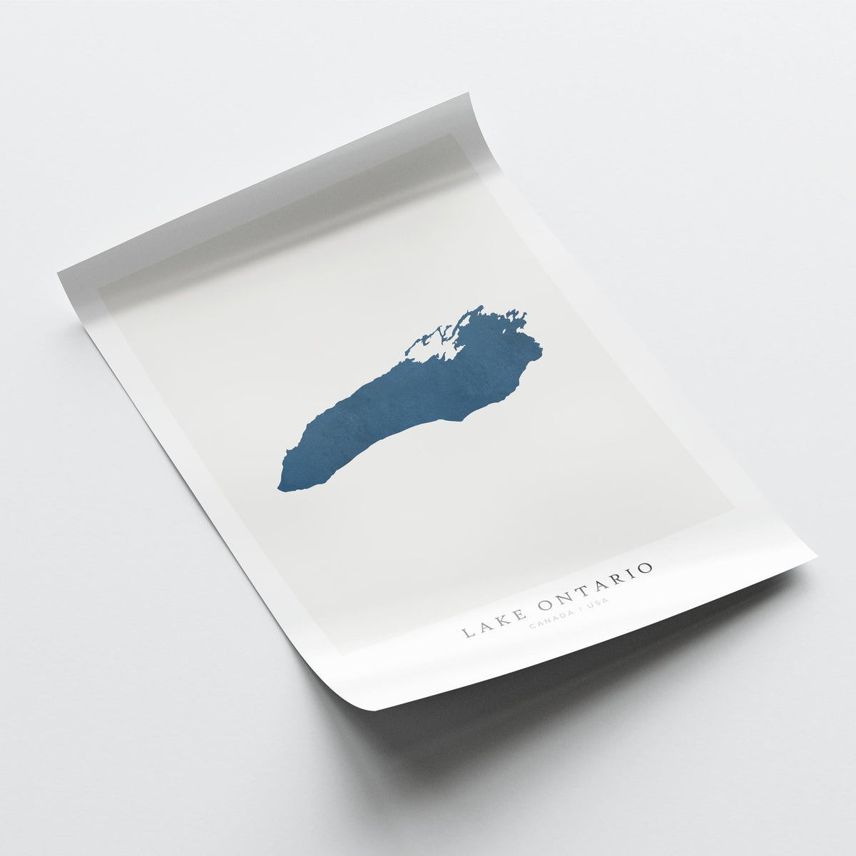 lake ontario ontario map poster – minimalist lake wall art - image 6