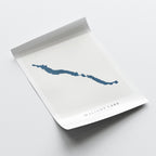 maligne lake alberta map poster – minimalist lake wall art - image 6
