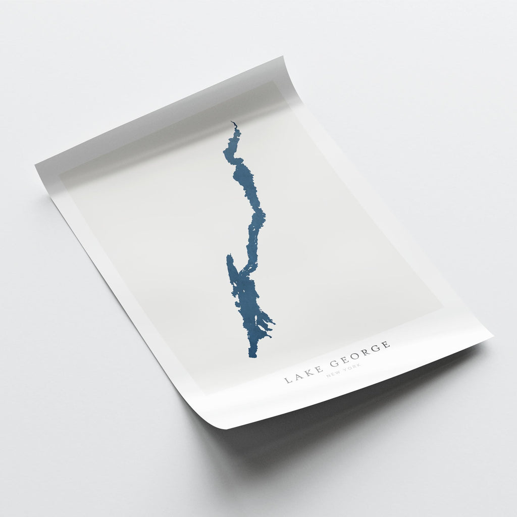 lake george new york map poster – minimalist lake wall art - image 6