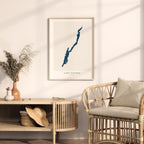 lake george new york map poster – minimalist lake wall art - image 5
