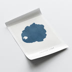 crater lake oregon map poster – minimalist lake wall art - image 6
