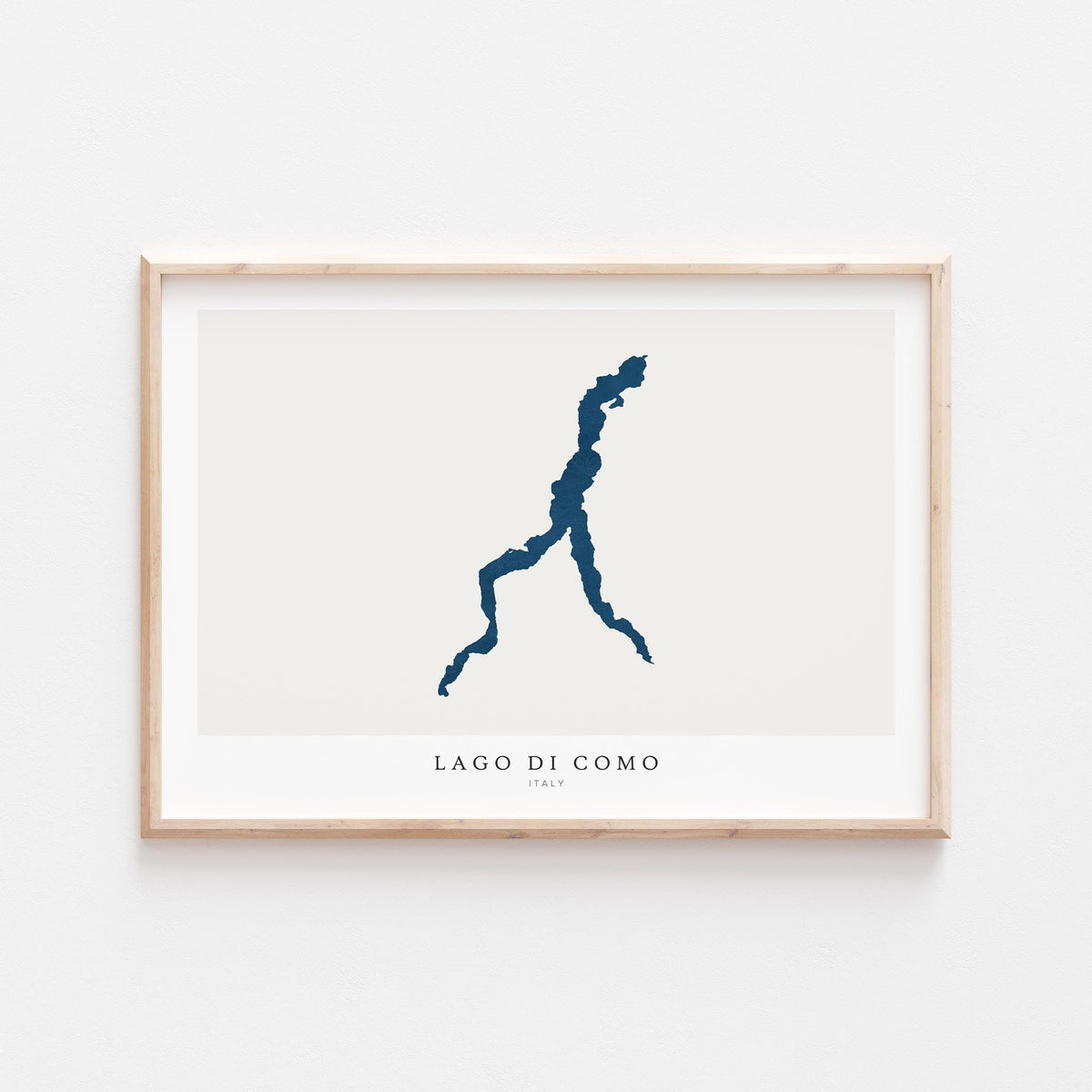 lake como italy map poster – minimalist lake wall art - image 2