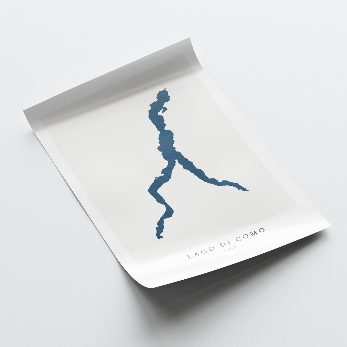lake como italy map poster – minimalist lake wall art - image 6