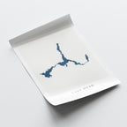 lake mead arizona map poster – minimalist lake wall art - image 6