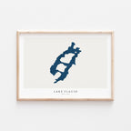 lake placid new york map poster – minimalist lake wall art - image 2