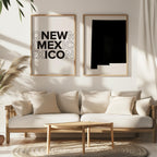 new mexico map and typography wall art set - image 4