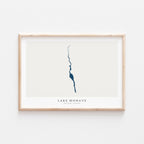 lake mohave arizona map poster – minimalist lake wall art - image 2