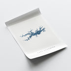 lake ouachita arkansas map poster – minimalist lake wall art - image 6