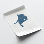lake simcoe ontario map poster – minimalist lake wall art - image 6