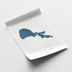 clear lake california map poster – minimalist lake wall art - image 6