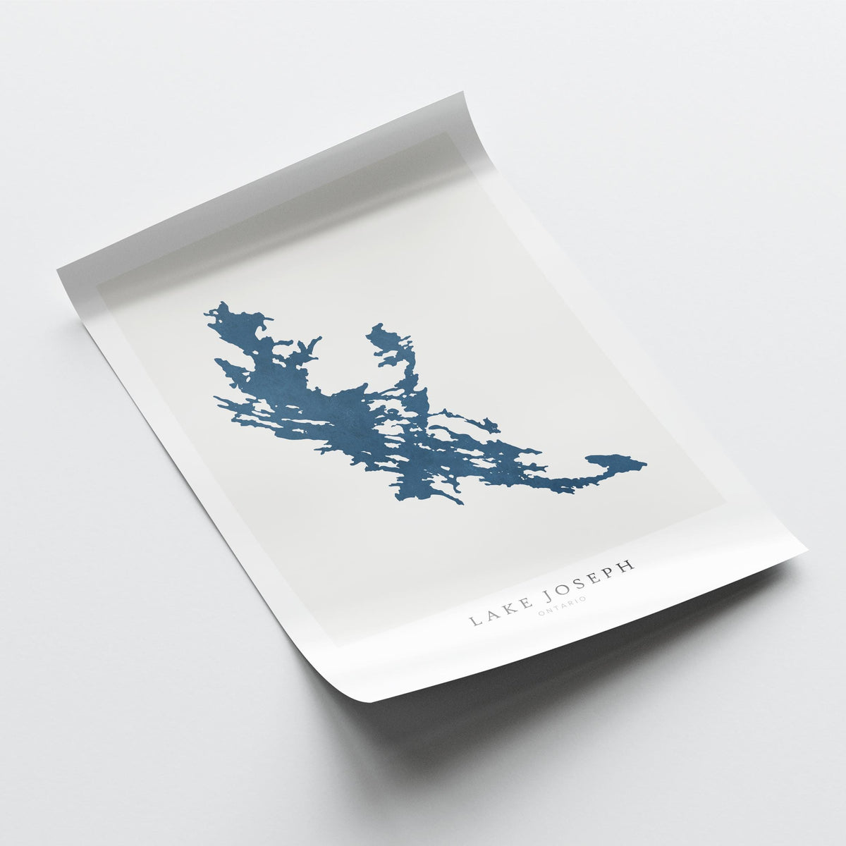 lake joseph ontario map poster – minimalist lake wall art - image 6