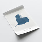 lake st clair michigan map poster – minimalist lake wall art - image 6