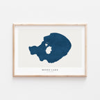 mono lake california map poster – minimalist lake wall art - image 2