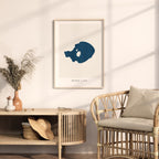 mono lake california map poster – minimalist lake wall art - image 5