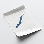 rice lake ontario map poster – minimalist lake wall art - image 6