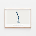lake blackshear georgia map poster – minimalist lake wall art - image 2