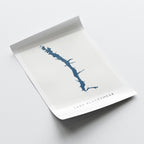 lake blackshear georgia map poster – minimalist lake wall art - image 6