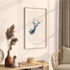 lake lanier georgia map poster – minimalist lake wall art - image 3